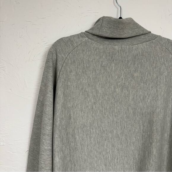Champion Reverse Weave Grey Turtleneck Sweater Womens 2X Pullover Casual Boxy - Picture 9 of 11